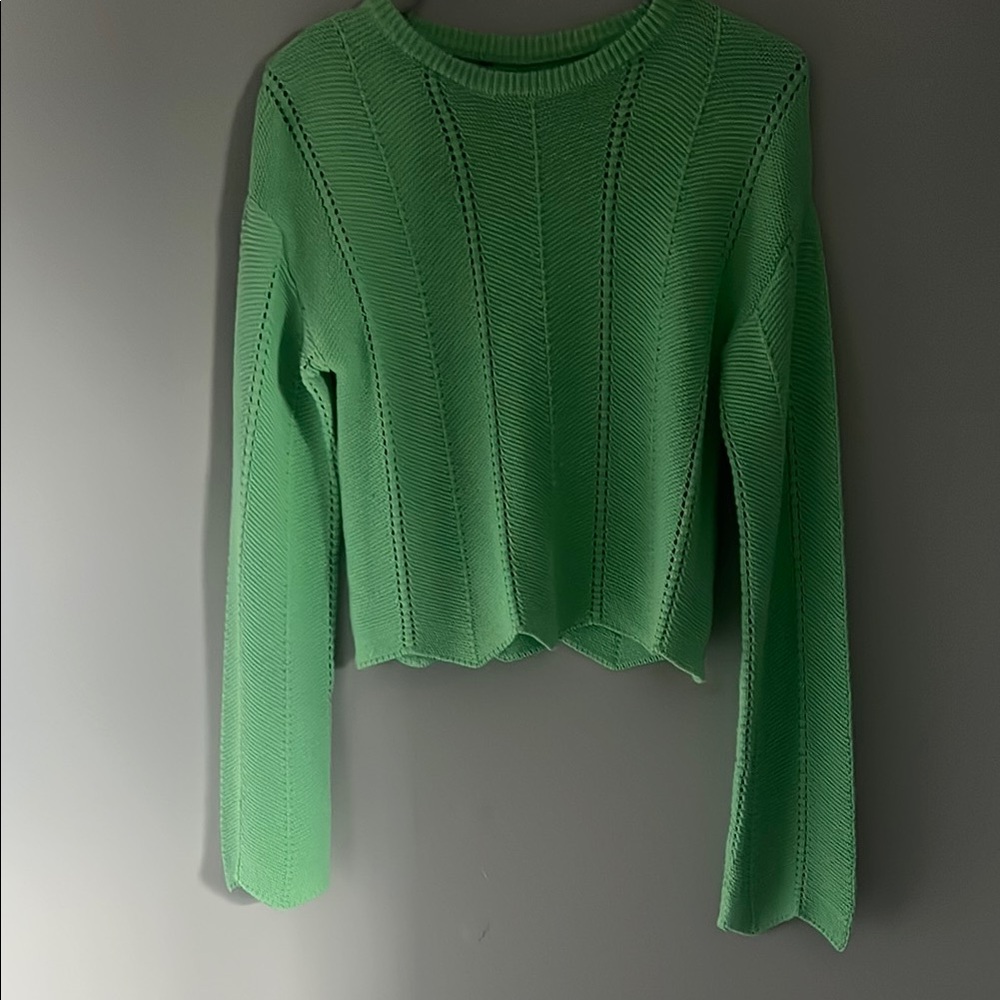 Green Knit Sweater